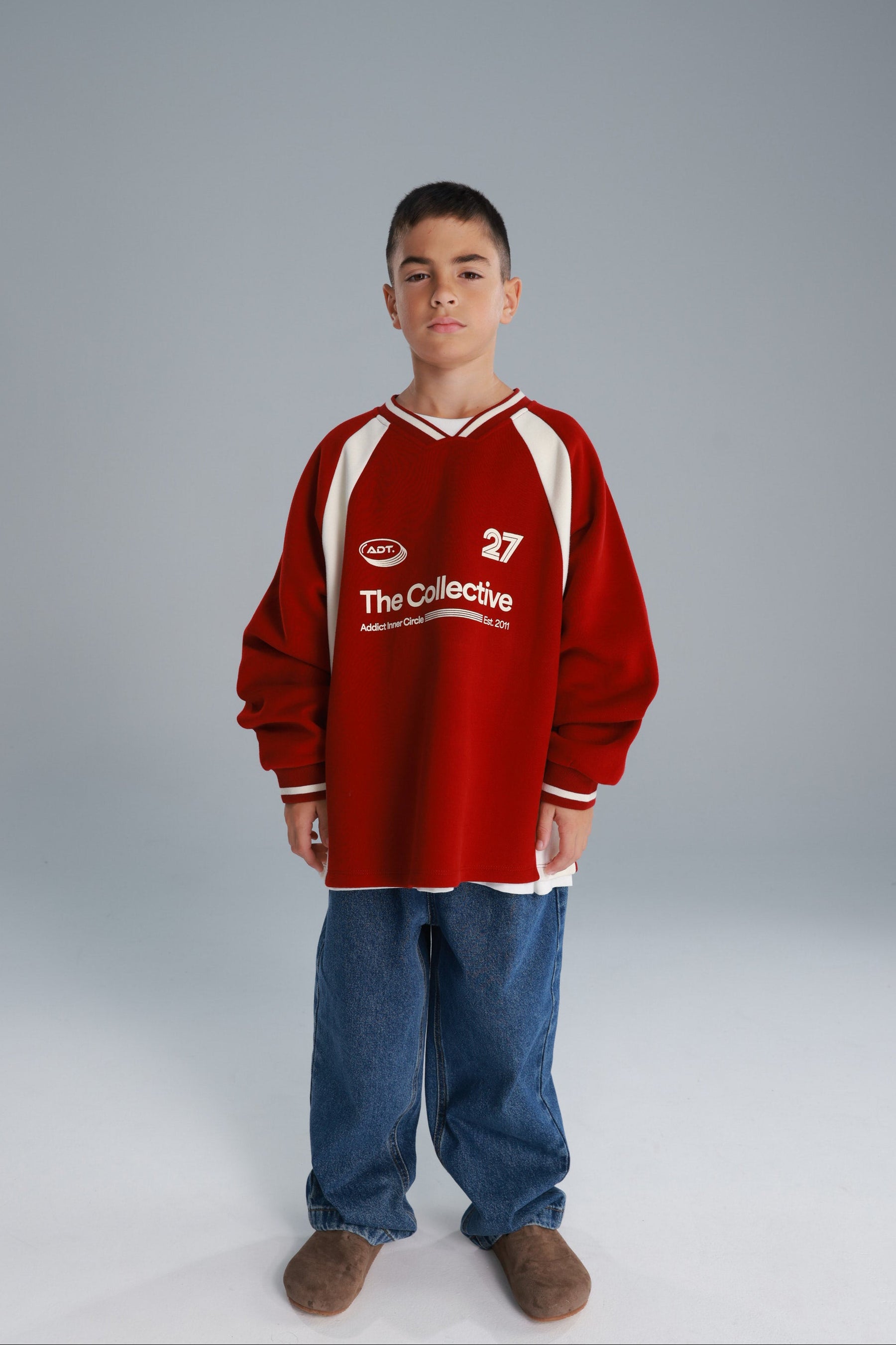 סוויטשירט קולי בורדו