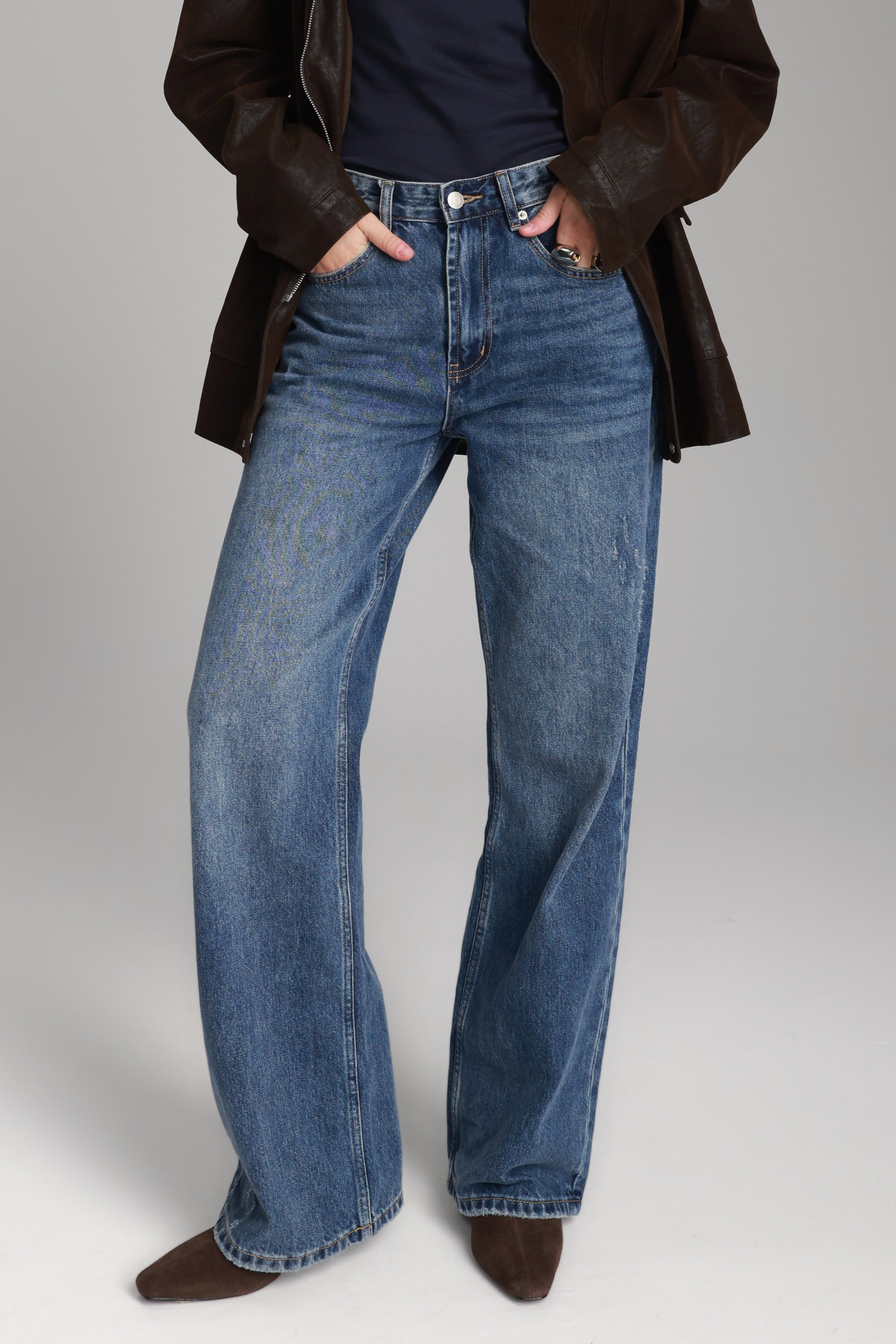 ג'ינס רייצ'ל כחול כהה