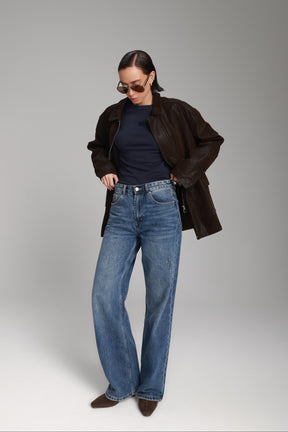 ג'ינס רייצ'ל כחול כהה