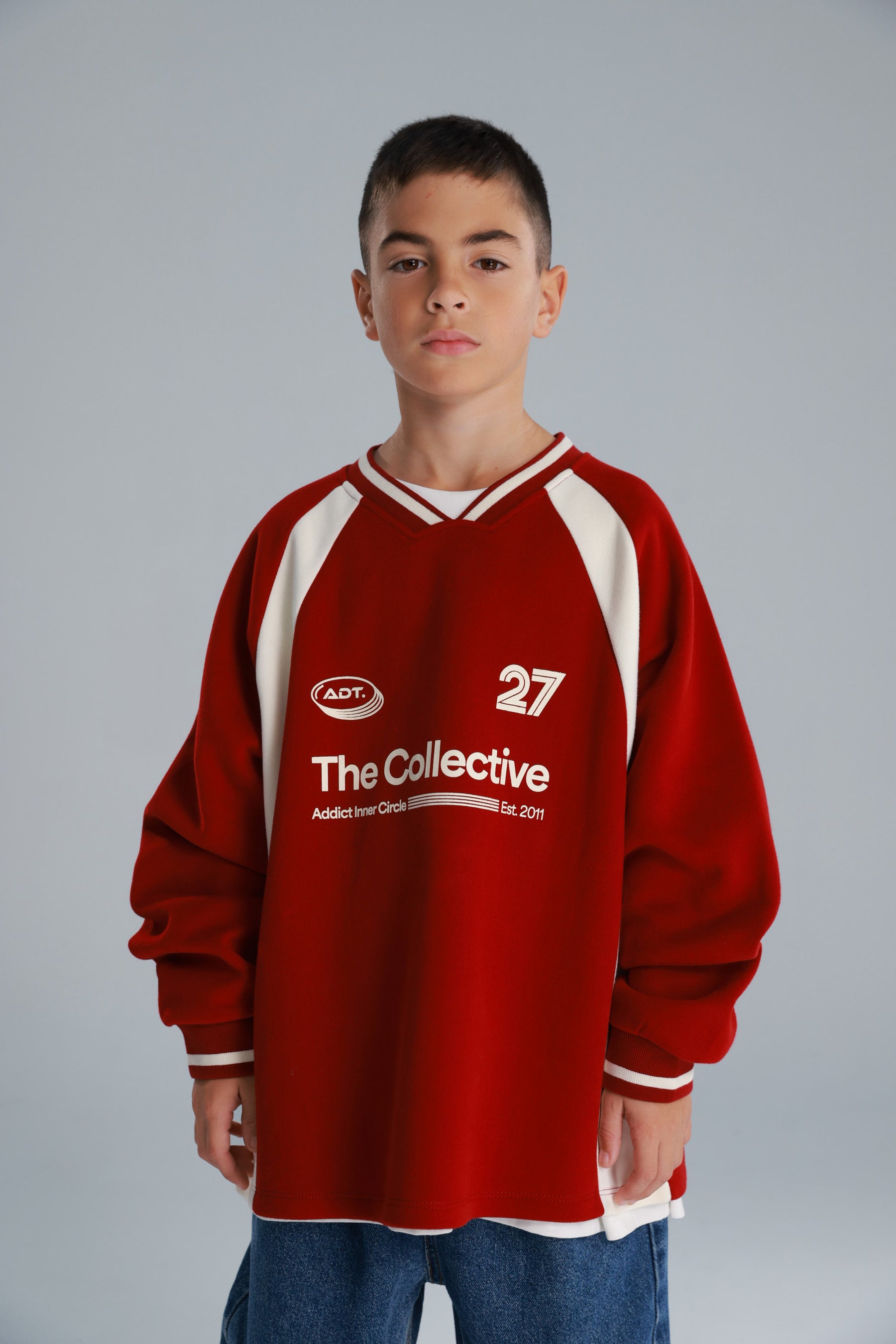 סוויטשירט קולי בורדו