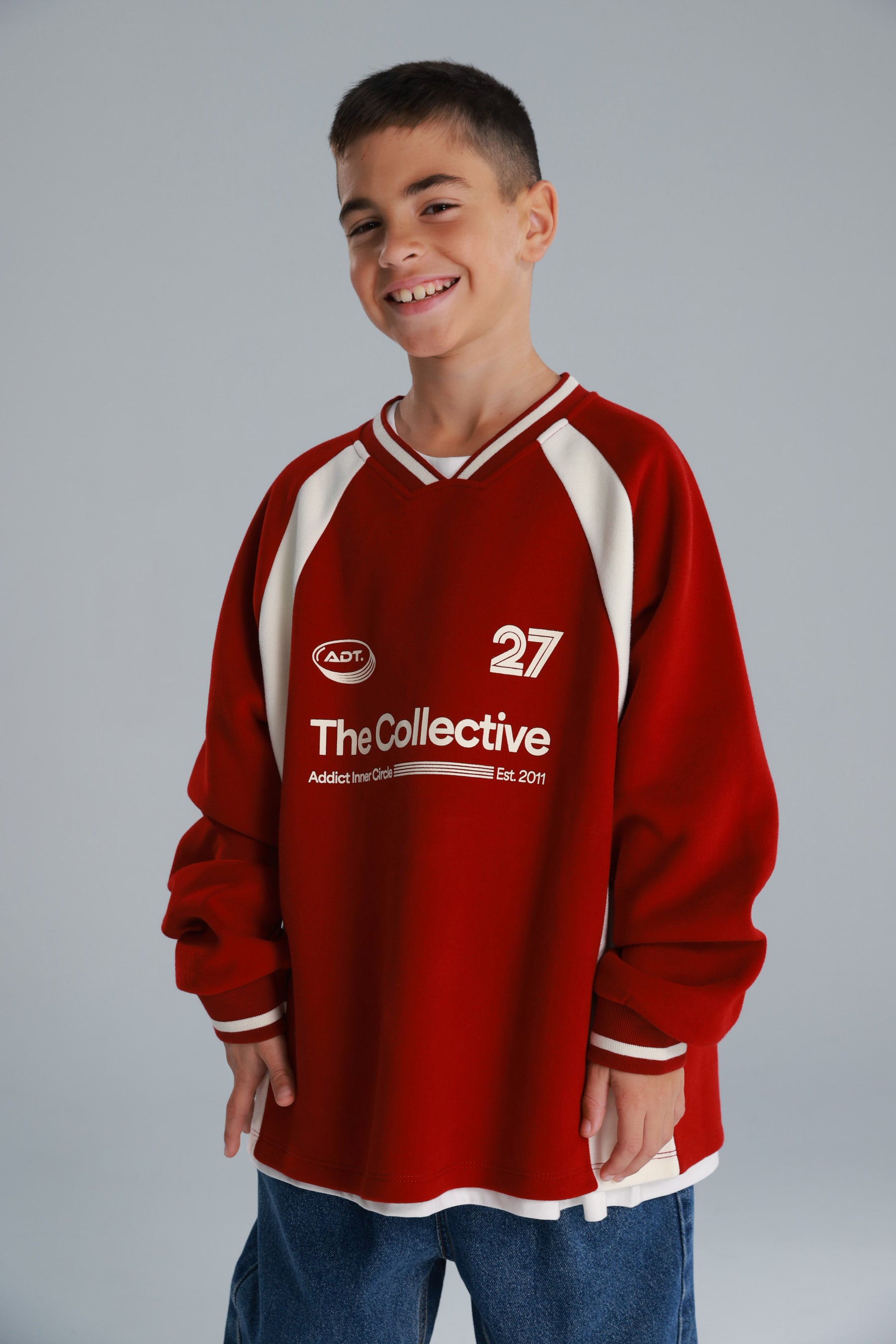 סוויטשירט קולי בורדו