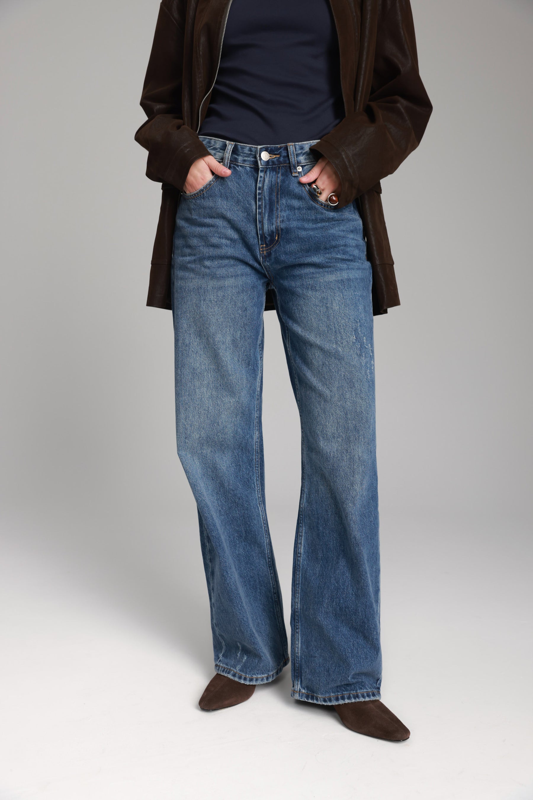 ג'ינס רייצ'ל כחול כהה