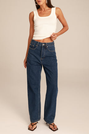 ג'ינס היילי כחול כהה