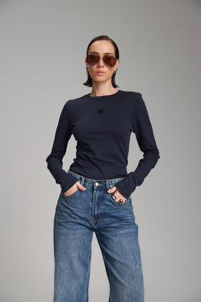 חולצת אולינה נייבי