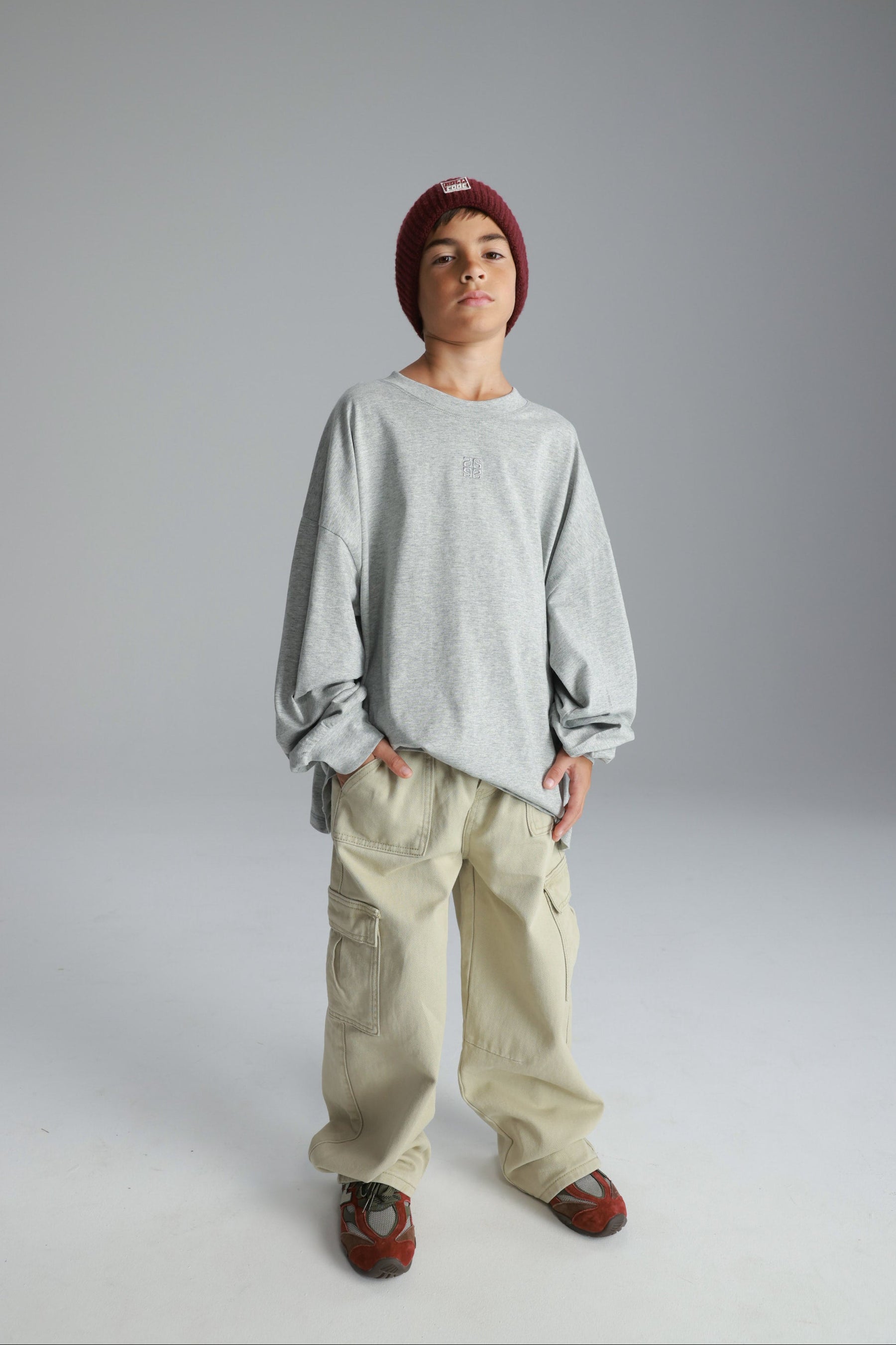 חולצת סנטי אפורה