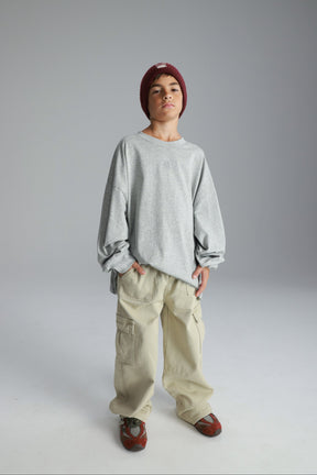 חולצת סנטי אפורה