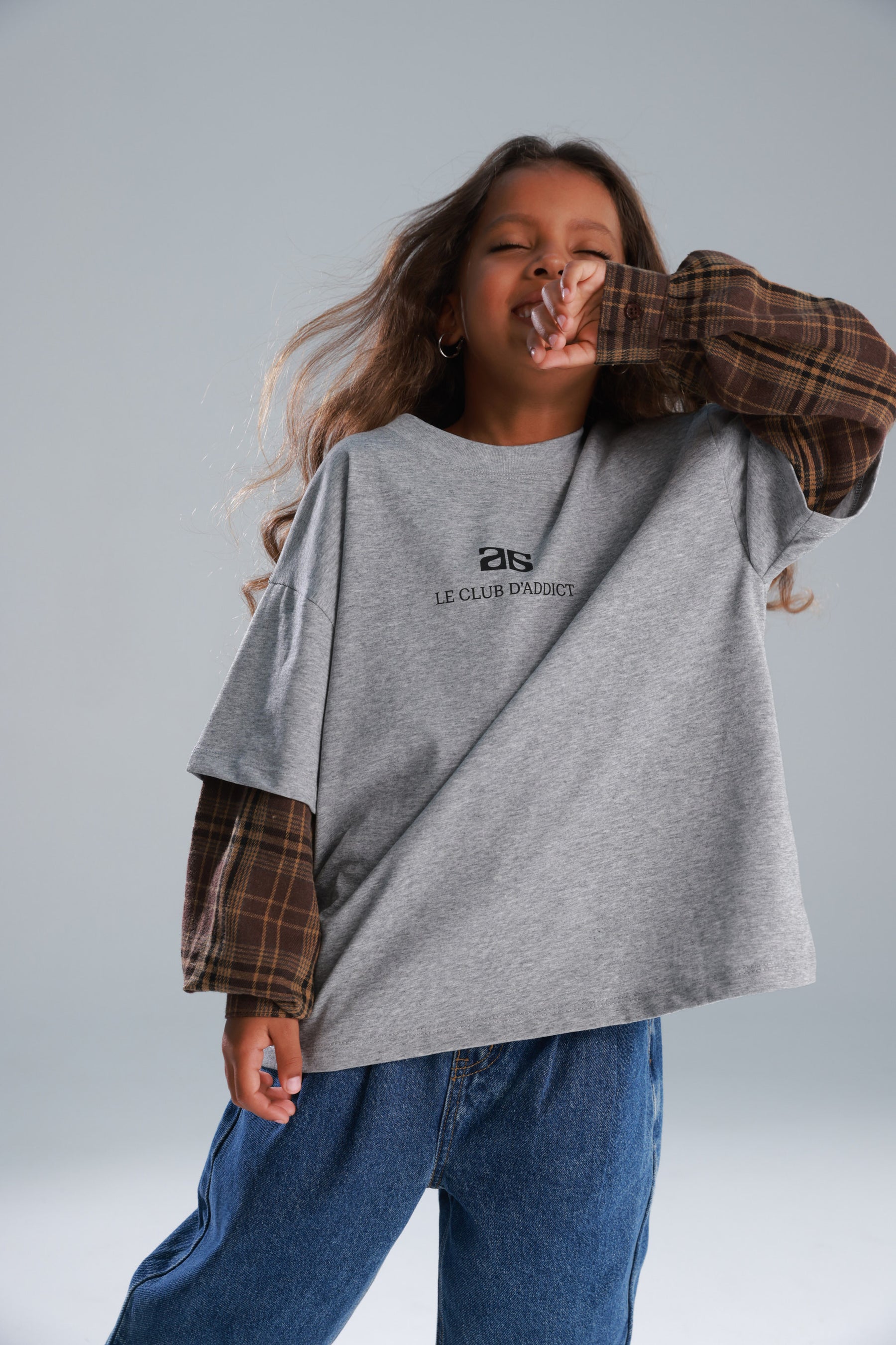 חולצת מדלן אפורה