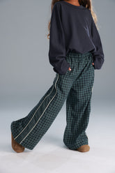 מכנסי דאפי משבצות ירוקות