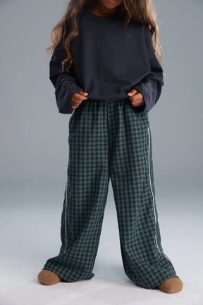 מכנסי דאפי משבצות ירוקות