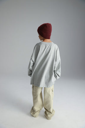 חולצת סנטי אפורה