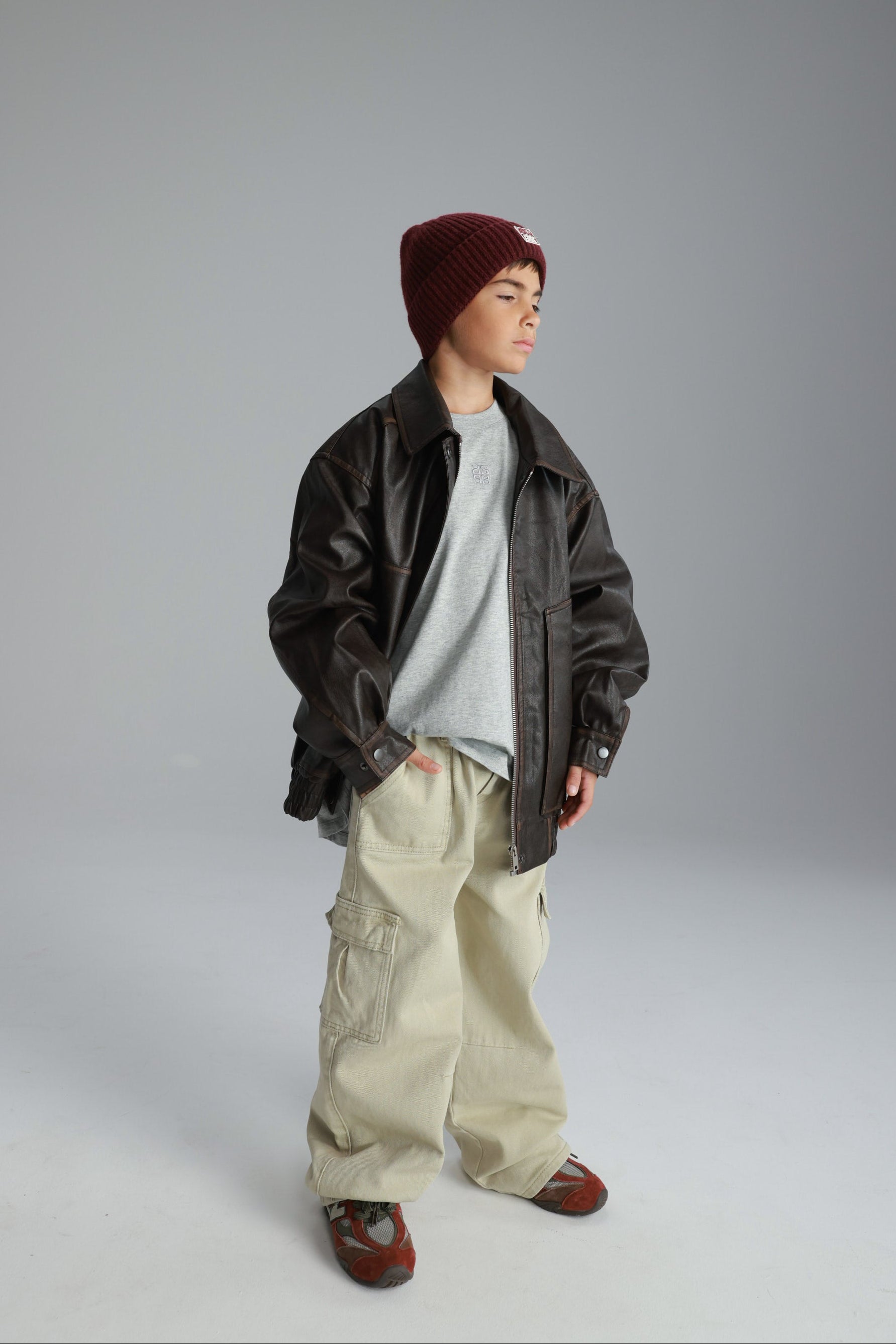 חולצת סנטי אפורה