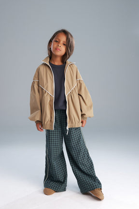 מכנסי דאפי משבצות ירוקות