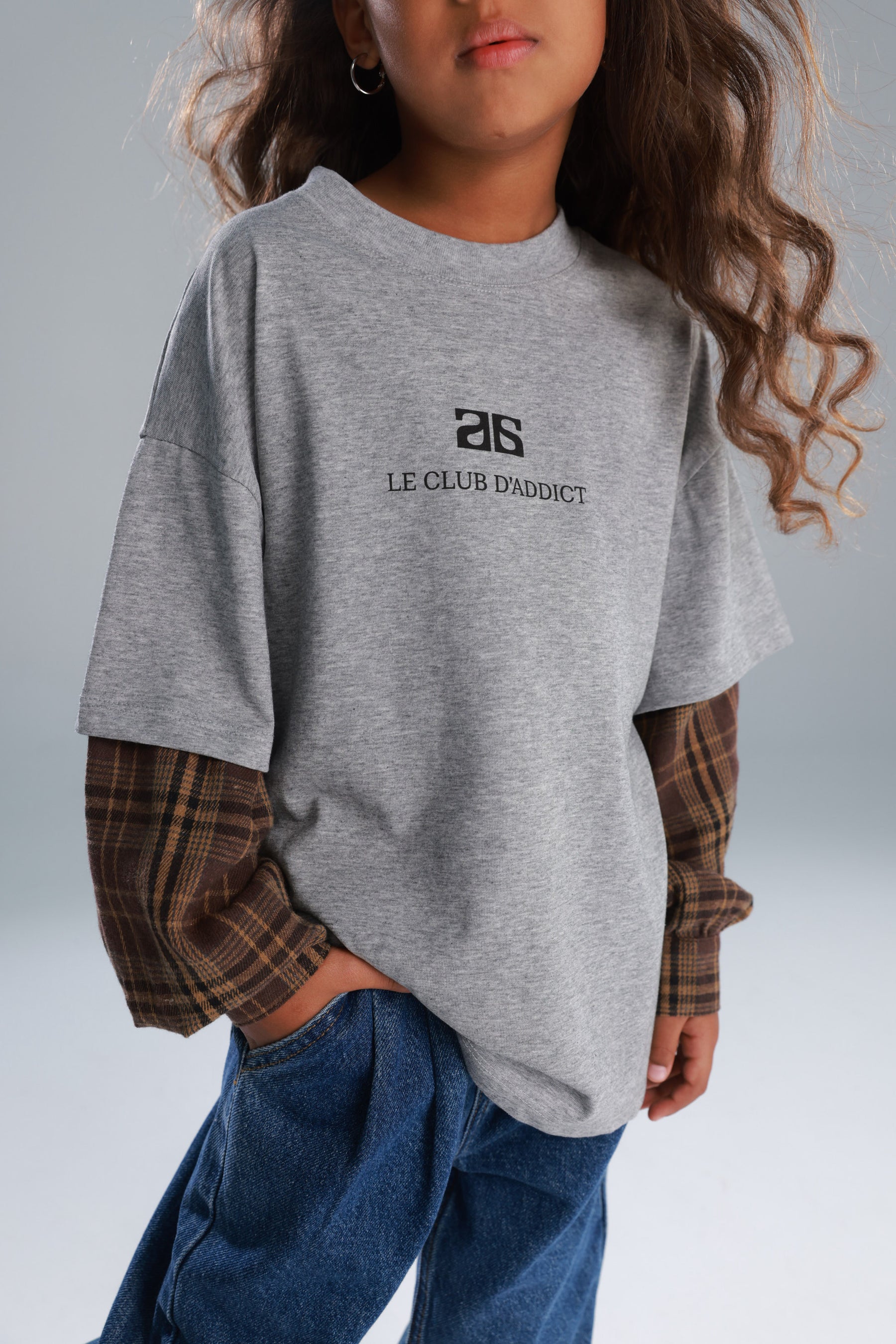 חולצת מדלן אפורה