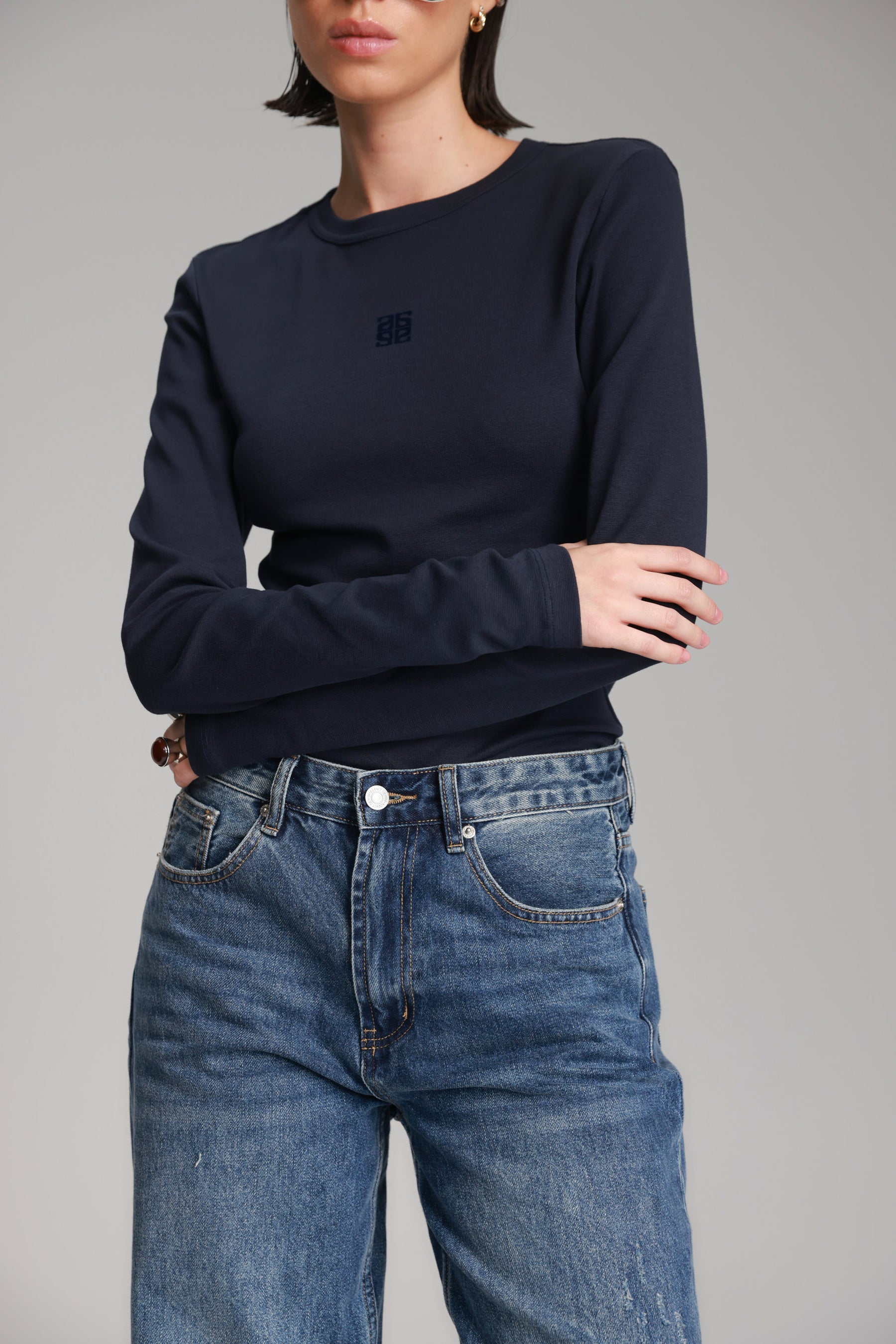 חולצת אולינה נייבי