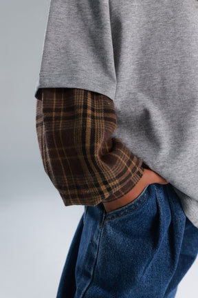 חולצת מדלן אפורה