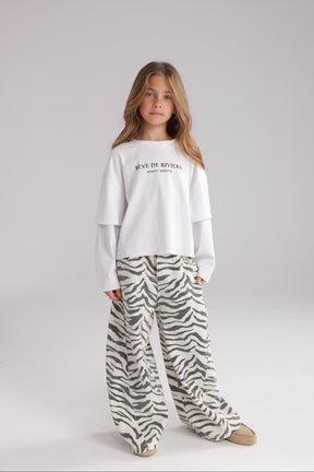 חולצת מוני לבנה