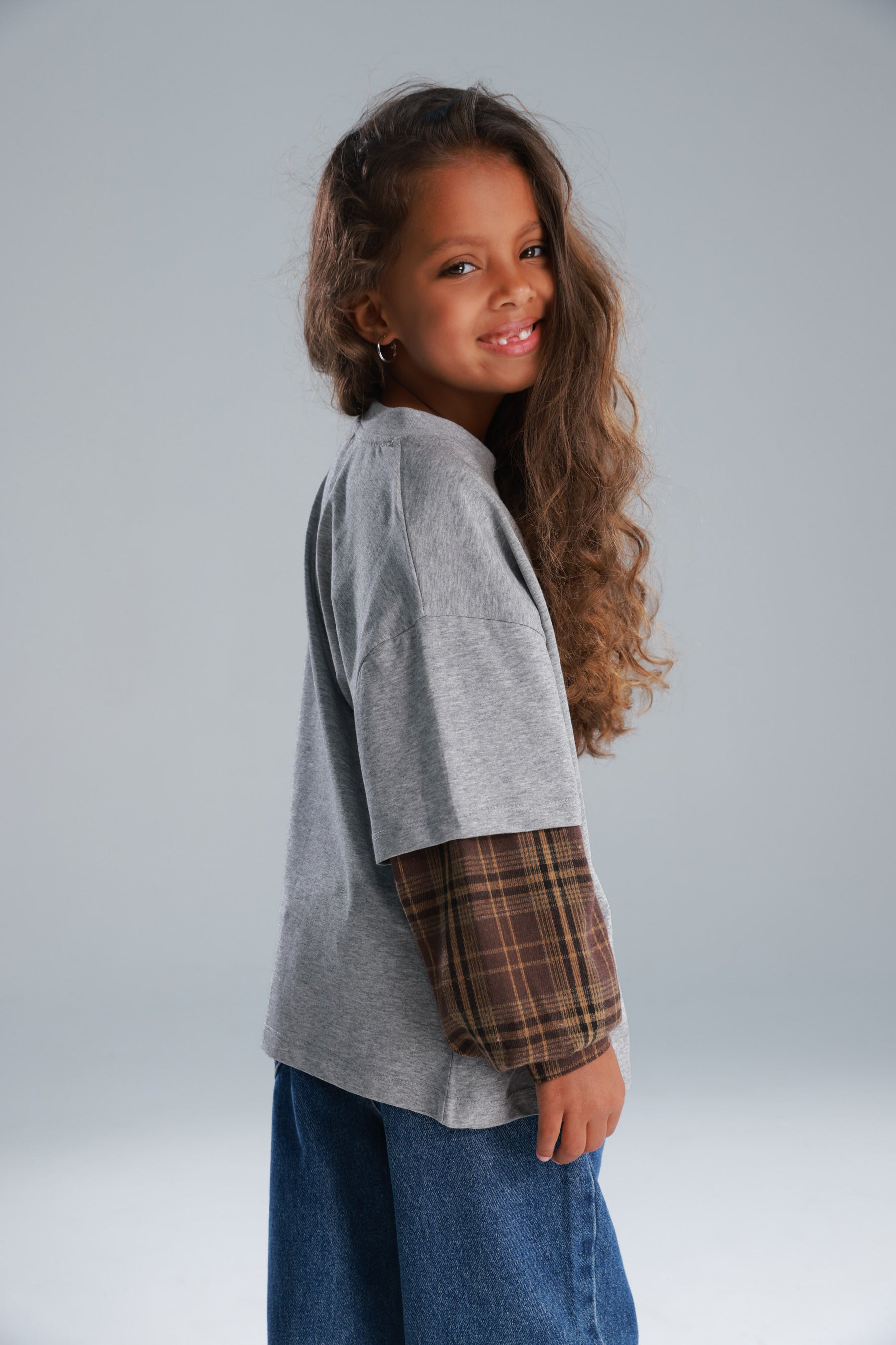 חולצת מדלן אפורה