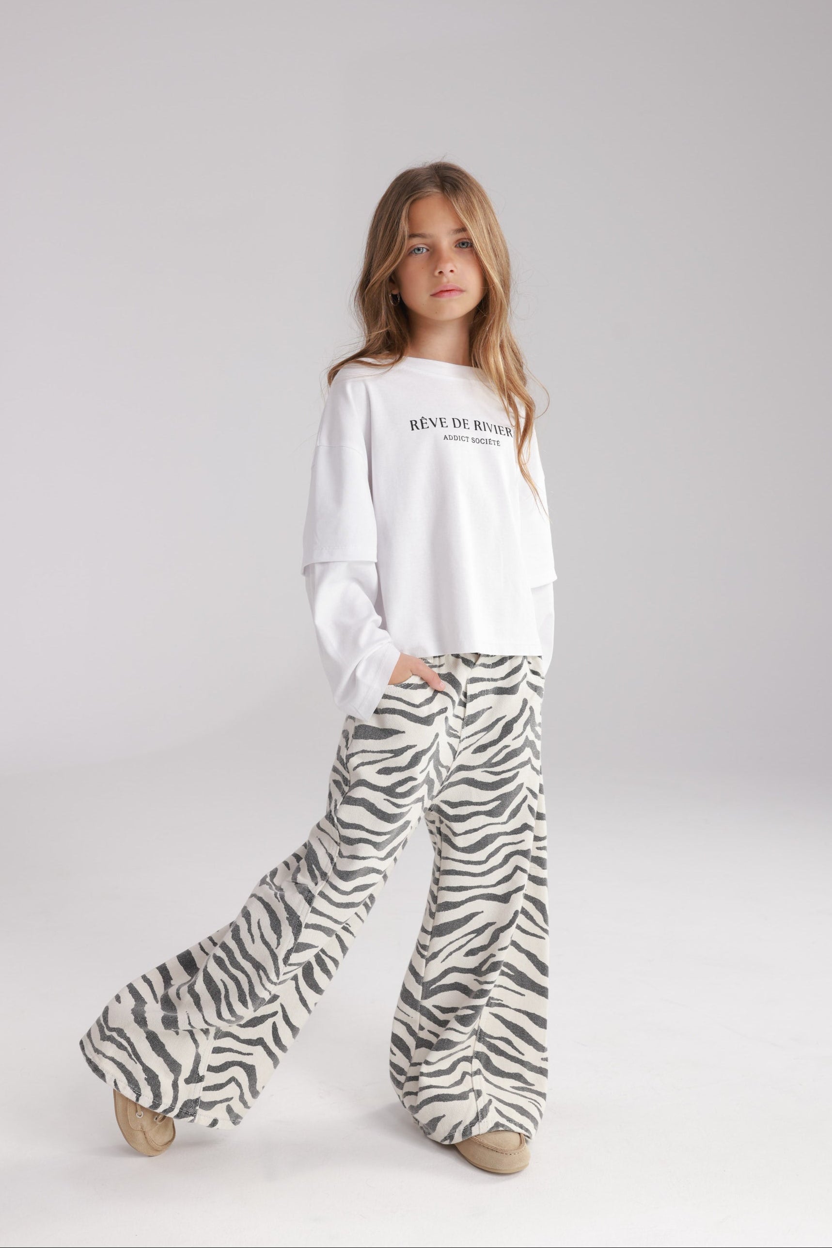 ג'ינס מרינה זברה