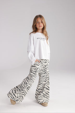 ג'ינס מרינה זברה