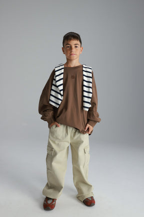 חולצת סנטי חומה