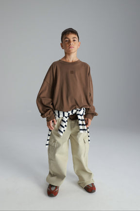 חולצת סנטי חומה