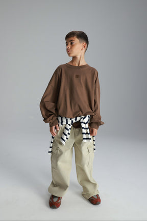 חולצת סנטי חומה