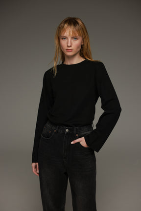 חולצת ג'יין שחורה