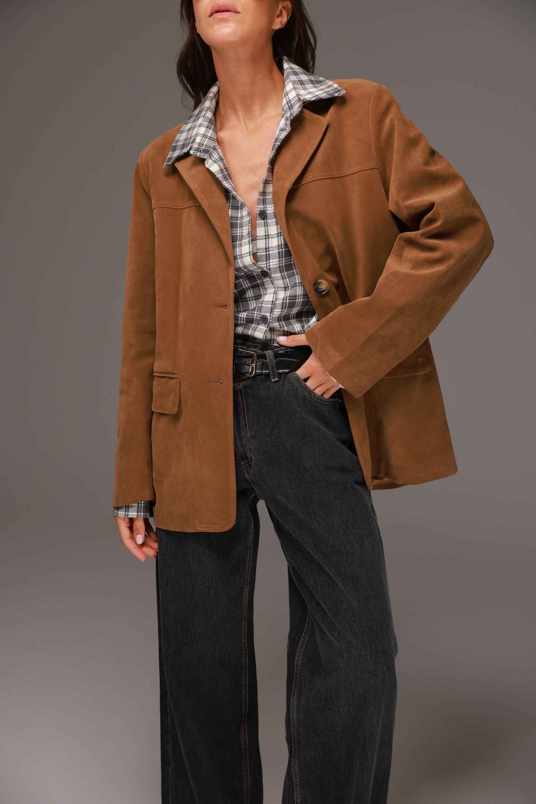 ג'קט מודי חום