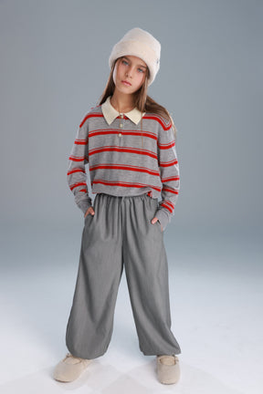 מכנסי ג'ין אפור בהיר