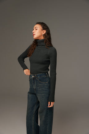 סריג פאולה אפור כהה