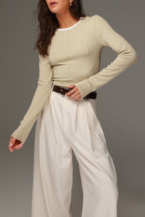 חולצת מלורי בז׳