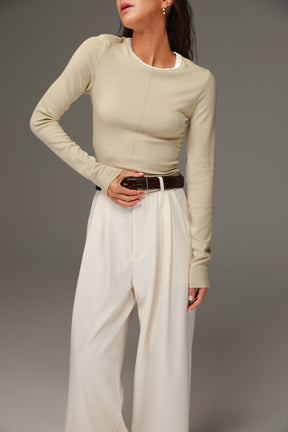 חולצת מלורי בז׳