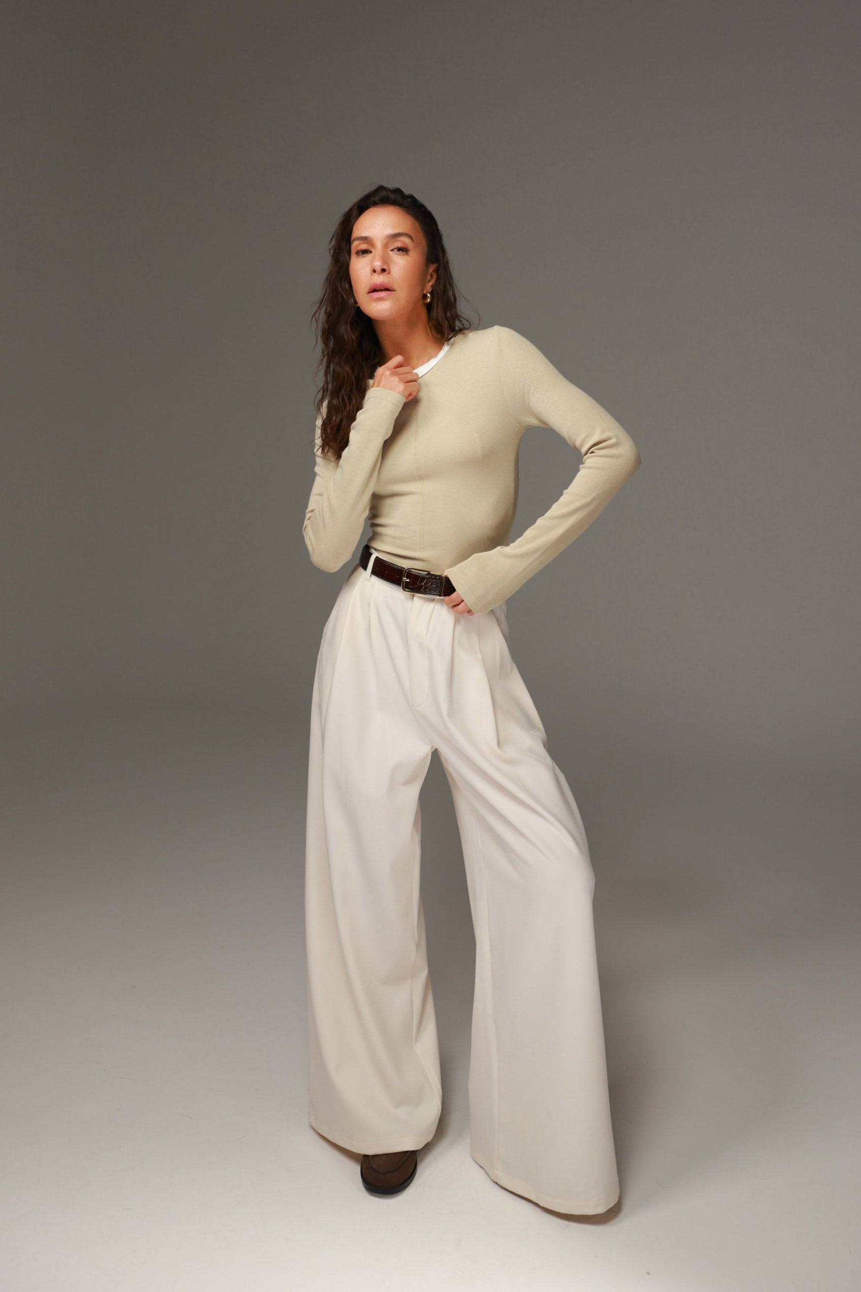 חולצת מלורי בז׳