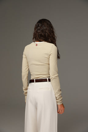 חולצת מלורי בז׳