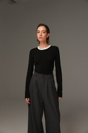 חולצת מלורי שחורה