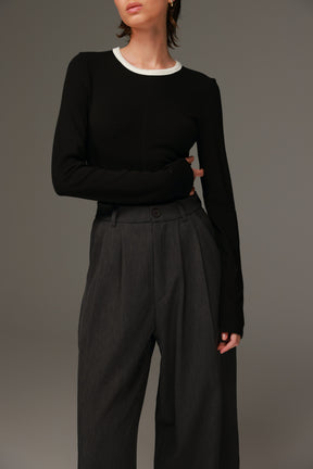 חולצת מלורי שחורה