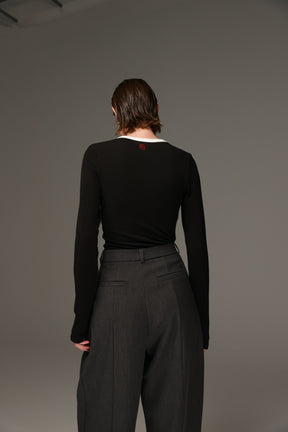 חולצת מלורי שחורה