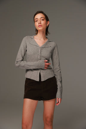 חולצת גבי אפור בהיר