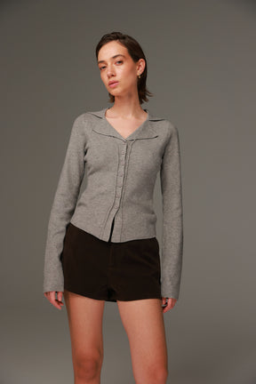 חולצת גבי אפור בהיר