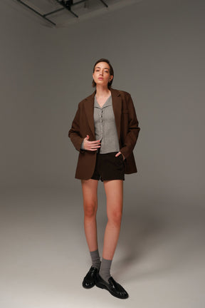 חולצת גבי אפור בהיר