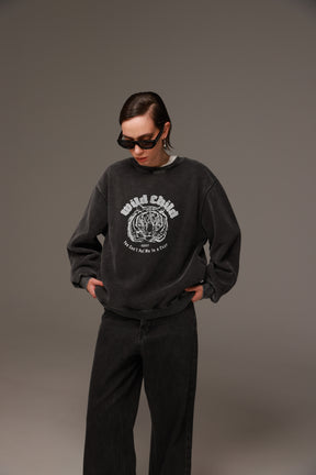 סוויטשירט טייגר שחור