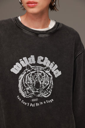 סוויטשירט טייגר שחור