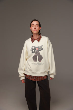 סוויטשירט ריילי שמנת