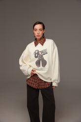 סוויטשירט ריילי שמנת