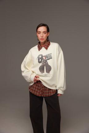 סוויטשירט ריילי שמנת