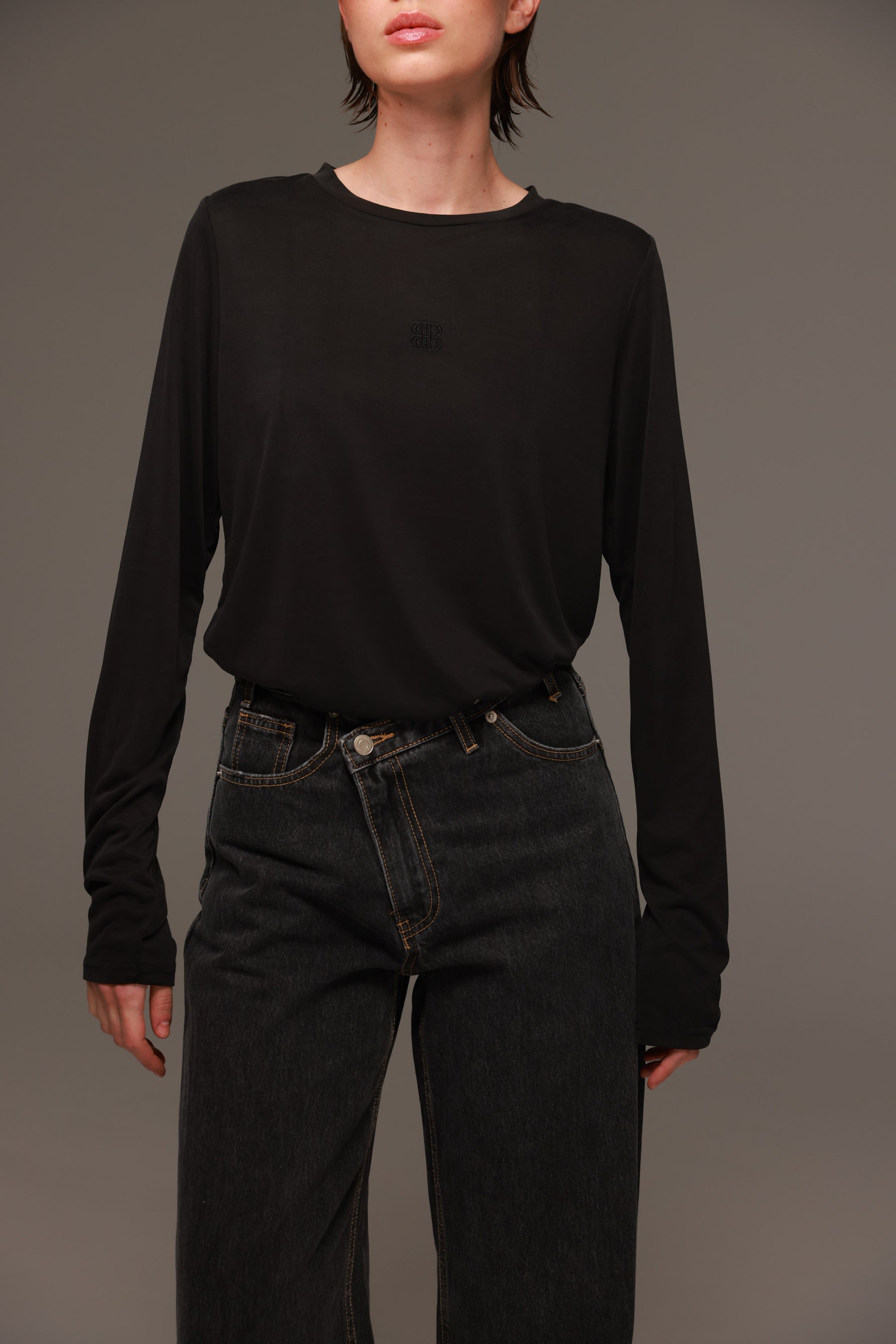 חולצת מוראל שחורה