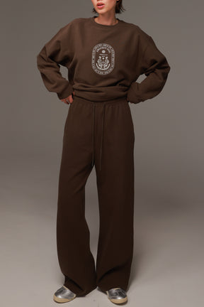 חליפת לנה חומה