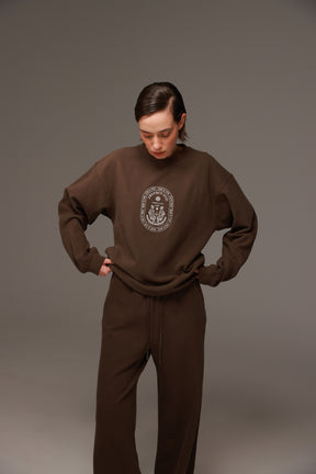 חליפת לנה חומה