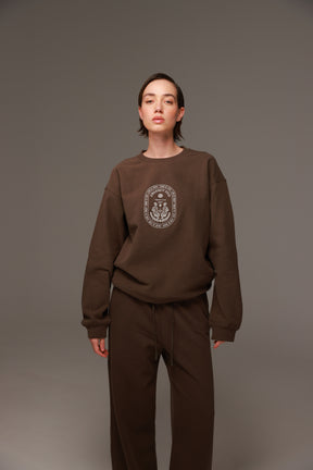 חליפת לנה חומה