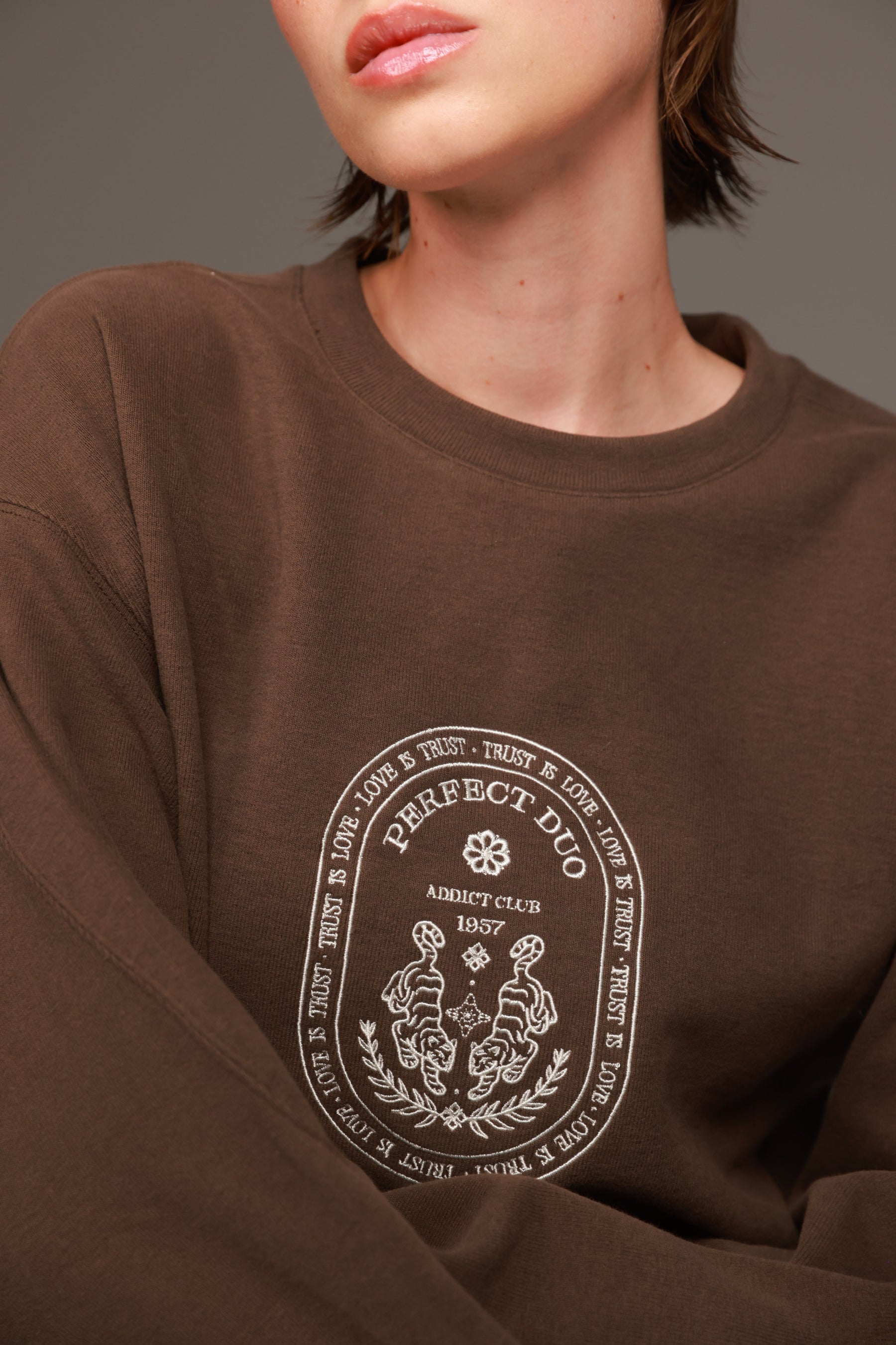 חליפת לנה חומה